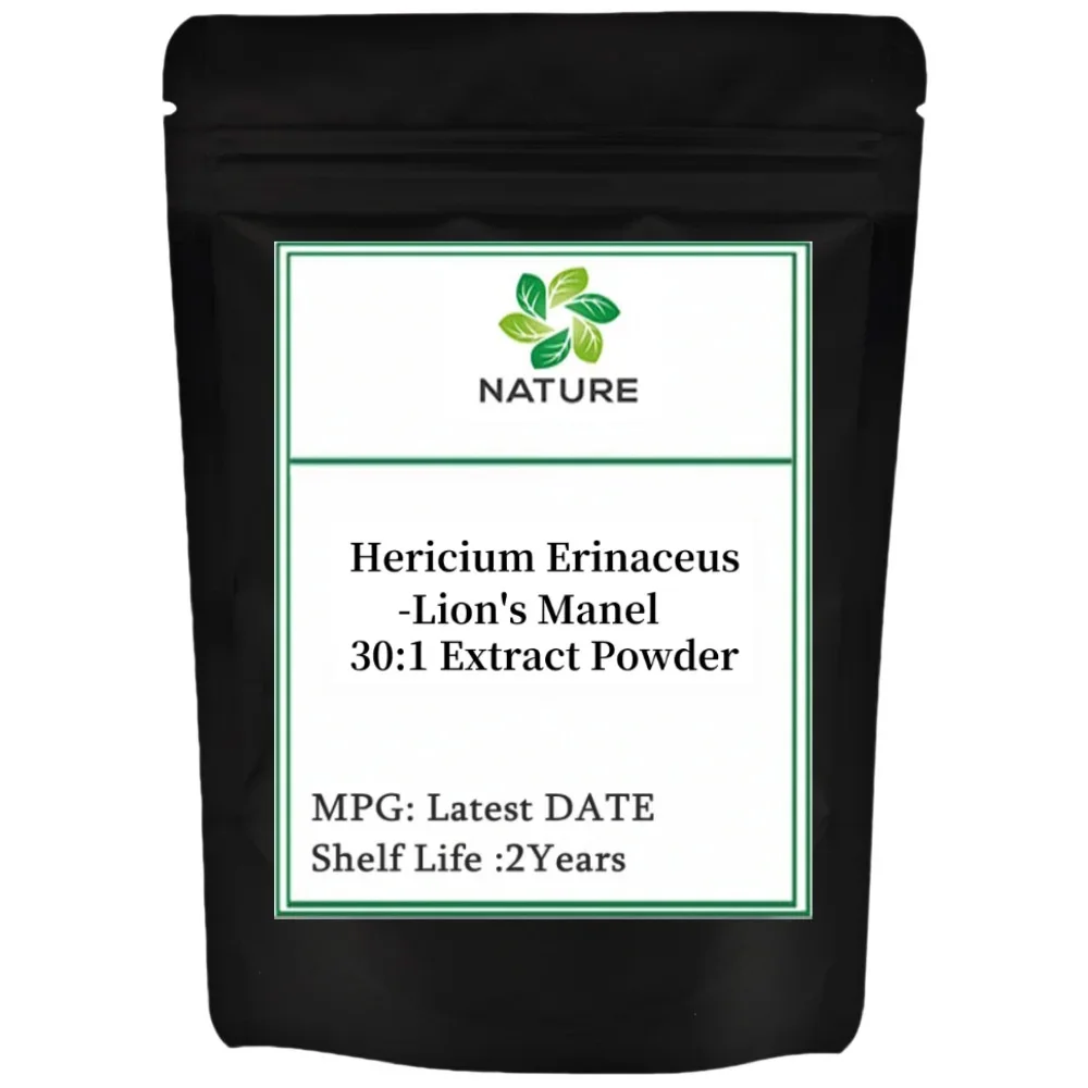 Customized Proportion Lions Mane Mushroom Extract Powder Packaging Bulk Hericium Erinaceus Out Packing Aluminum Foil Bag