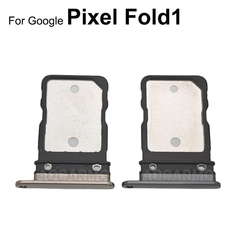 Aocarmo For Google Pixel Fold1 Fold2 / 9 9Pro 9 Pro XL Sim Card Tray SIM Slot Holder Replacement Parts