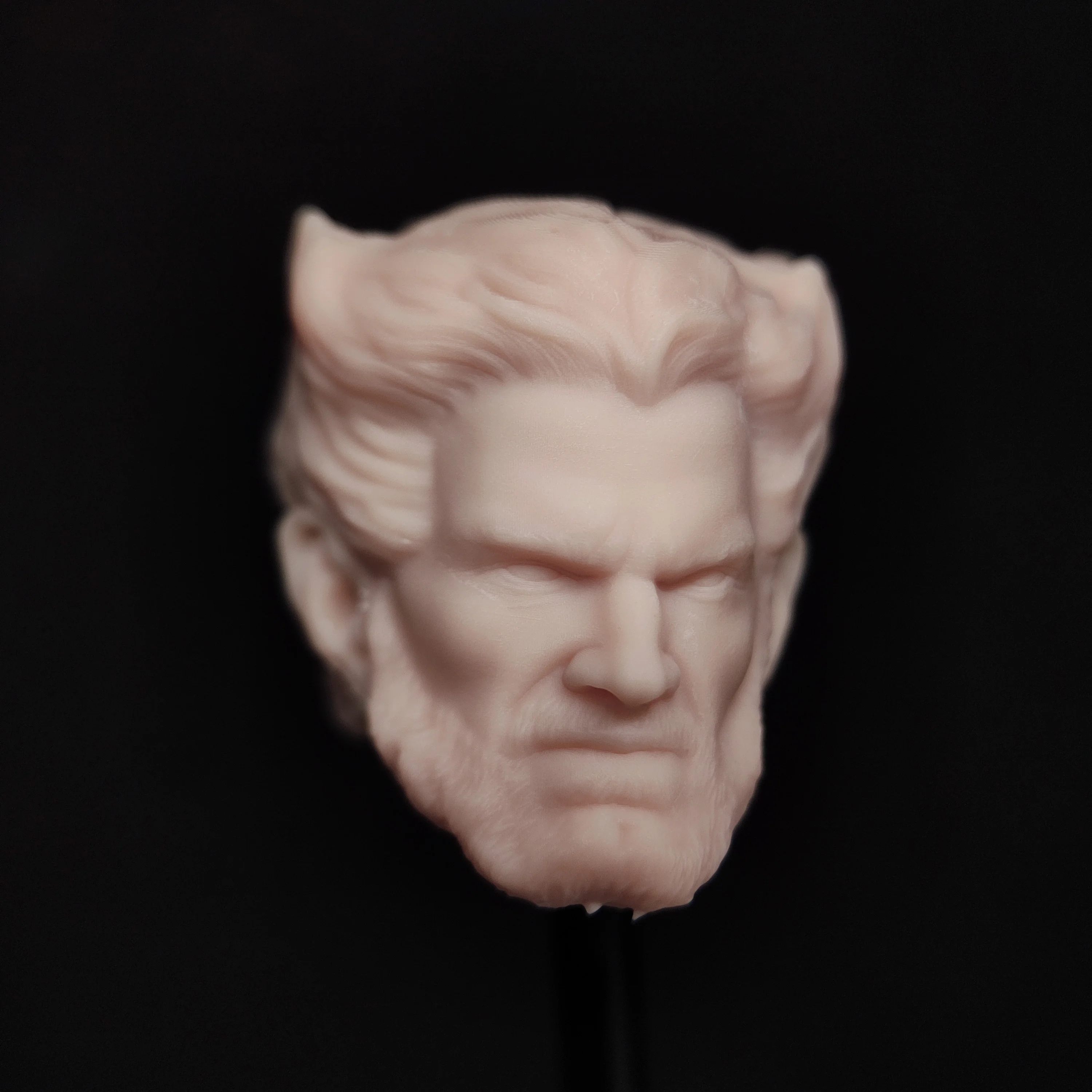 

HL1993 DIY Customized 1/18 1/12 1/10 Scale Logan H Unpainted Head Sculpt for 3.75" 6" 7" Figure SHF ML Mafex Mez NECA Mcf
