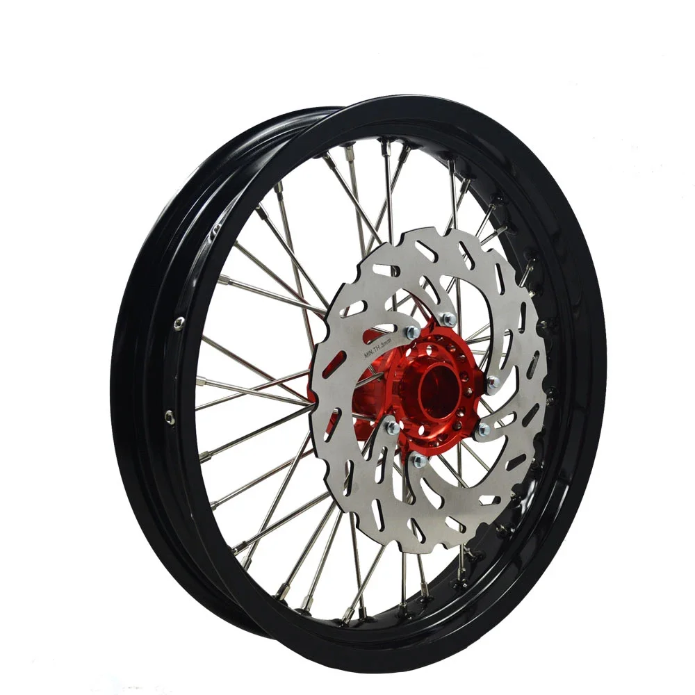 Custom 17 Inch Full Set Aluminum Alloy Motorcycle Wheels For CR125 CR250 CRF250 CRF450