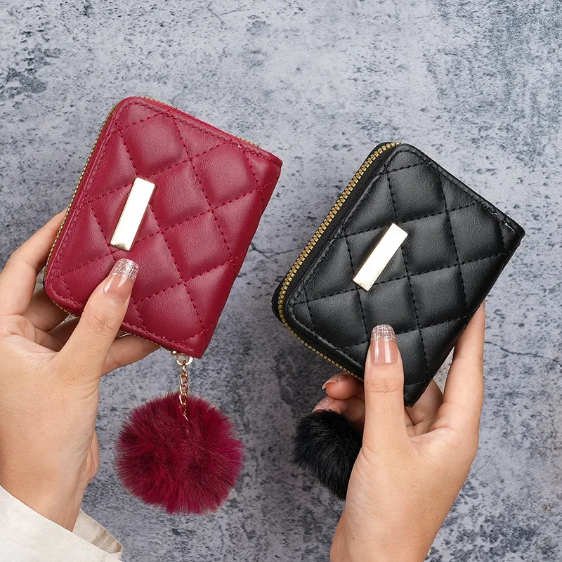 

Wallet New Retro Niche Designer Folding Coin Purse Credit Card Storage Card Bag Hot Sale Women Ladies Wallets Women's 지갑