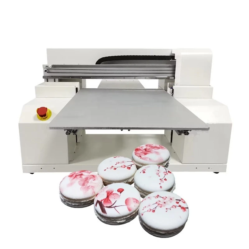 Commercial Full Color Edible Printer for Custom Cake Cookie Designs Easy Operation for Dessert Lab Bakery Custom