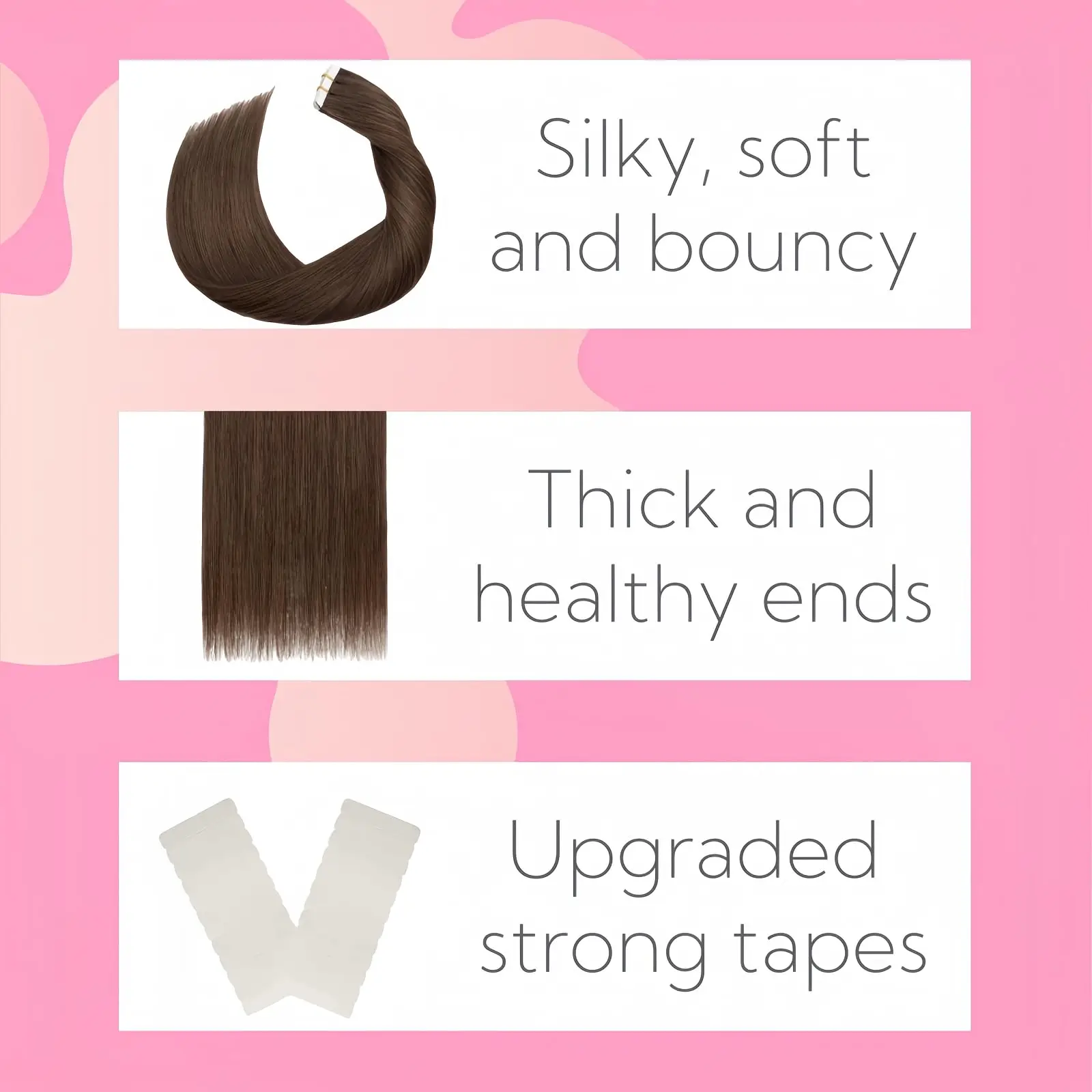 26 Inch Tape in Hair Extensions Menselijk Haar 20 Stuks Remy Tape in Hair Extensions Onzichtbare Tape in Hair Extensions voor Vrouwen # 1B