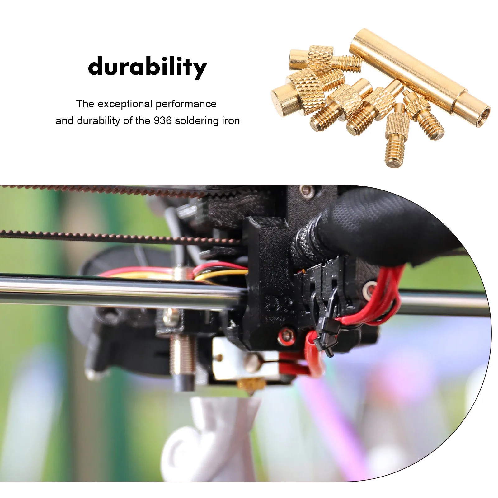 

1Set Heat Set Insert Thread Knurled Nut Installation Tool Durable Heat Set Insert Tips for 3D Printer and Injection Molding