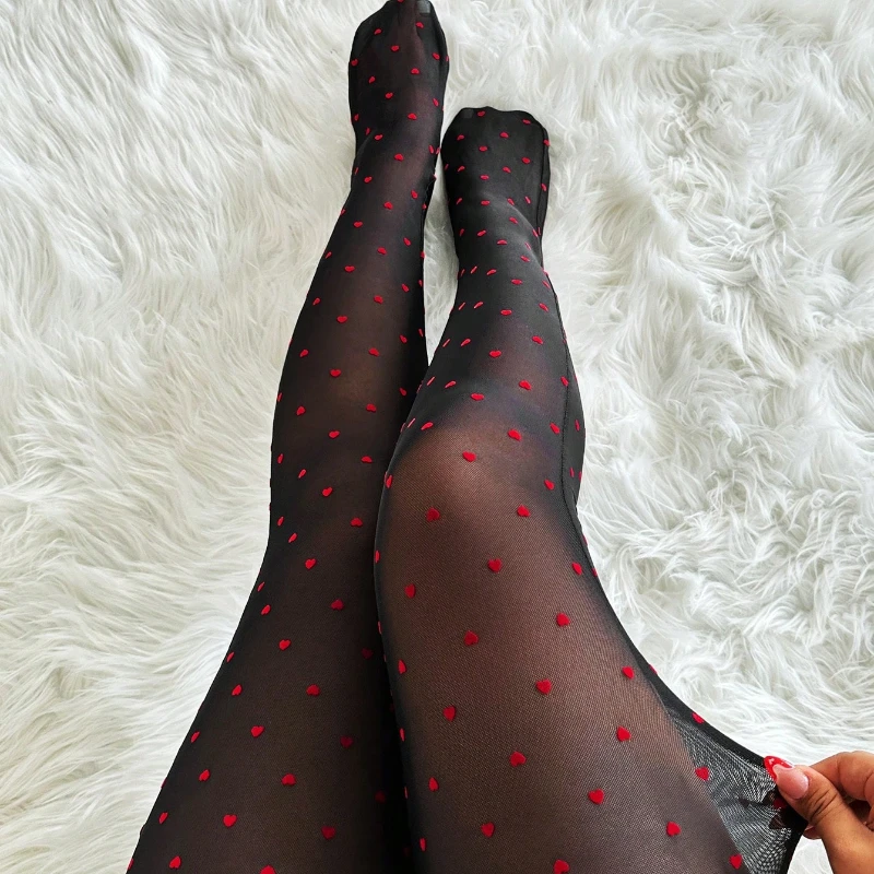 

Womens Autumn Winter Translucent Pantyhose High Waist Anti Snag Run Resist Stretchy Slim Fit Pattern Invisible Stockings