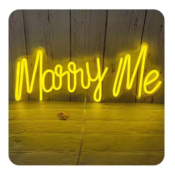 Bezpłatny Projekt na Zamówienie Hurtowa Sprzedaż Neonowych Znaków LED do Dekoracji Ślubnych Montowanych na Ścianie IP65 Podświetlane Litery do Oświetlenia Reklamowego