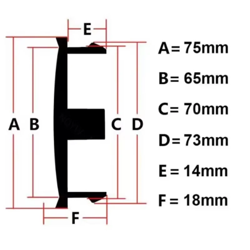4Pcs/Set 75mm 3D Carbon Fiber Pattern Car Vehicle Wheel Hub Center Cap Cover ABS High Quality Durable Exterior Auto Accessories