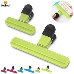 Leeseph Chip Bag Clips Set, Bag Sealing Clips, Stylish Wide Open Bag Clips, for Snacks Bag, Bread, Paper, Kitchen Food Storage