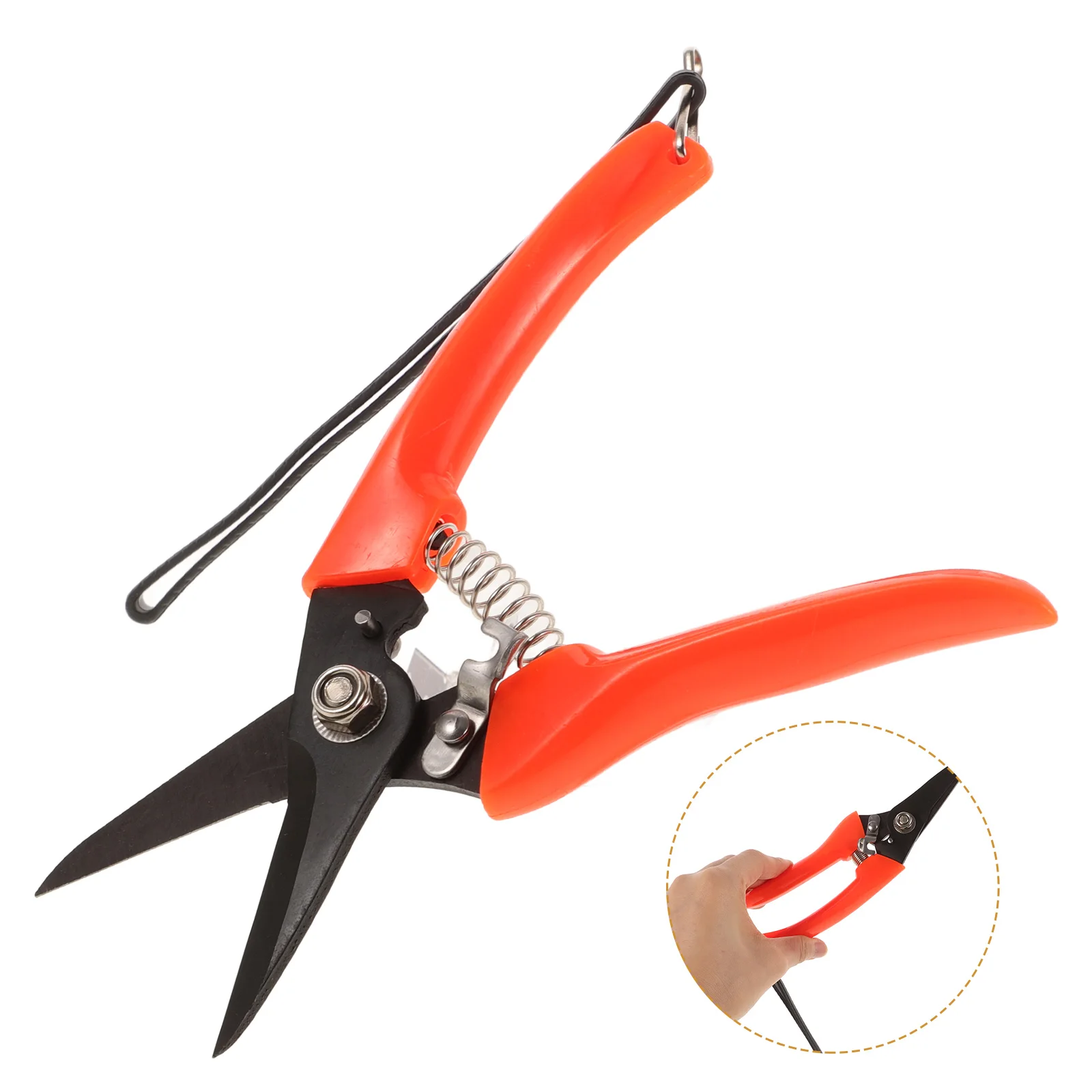 

Professional Goat Hoof Trimmer Carbon Steel Tpr Durable Garden Tool Farm Use Portable Strong Spring Action Cattle Horse Foot