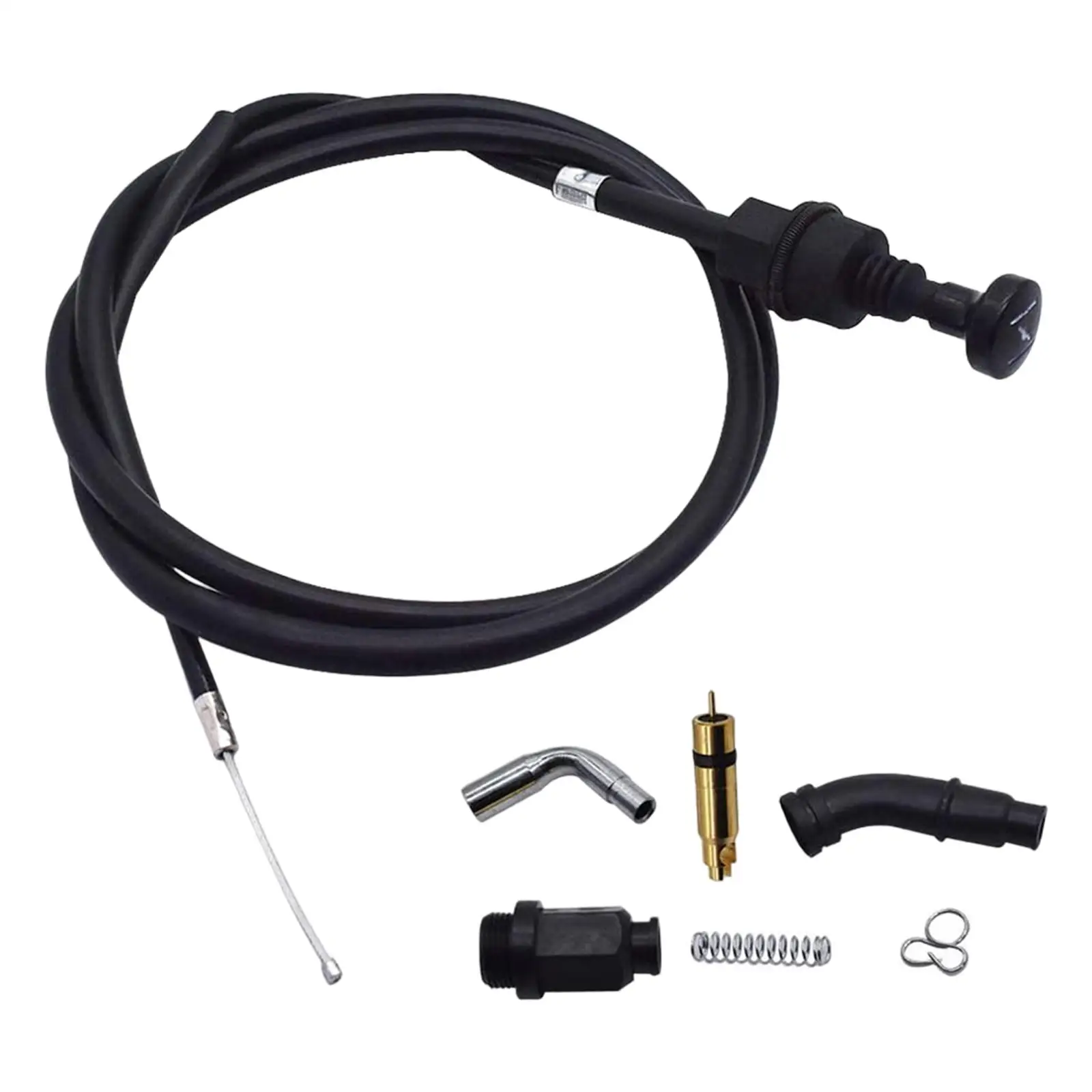Carburetor Choke Cable & Plunger Choke Starter Valve Kit Fit for Honda Rancher 350 Foreman 450