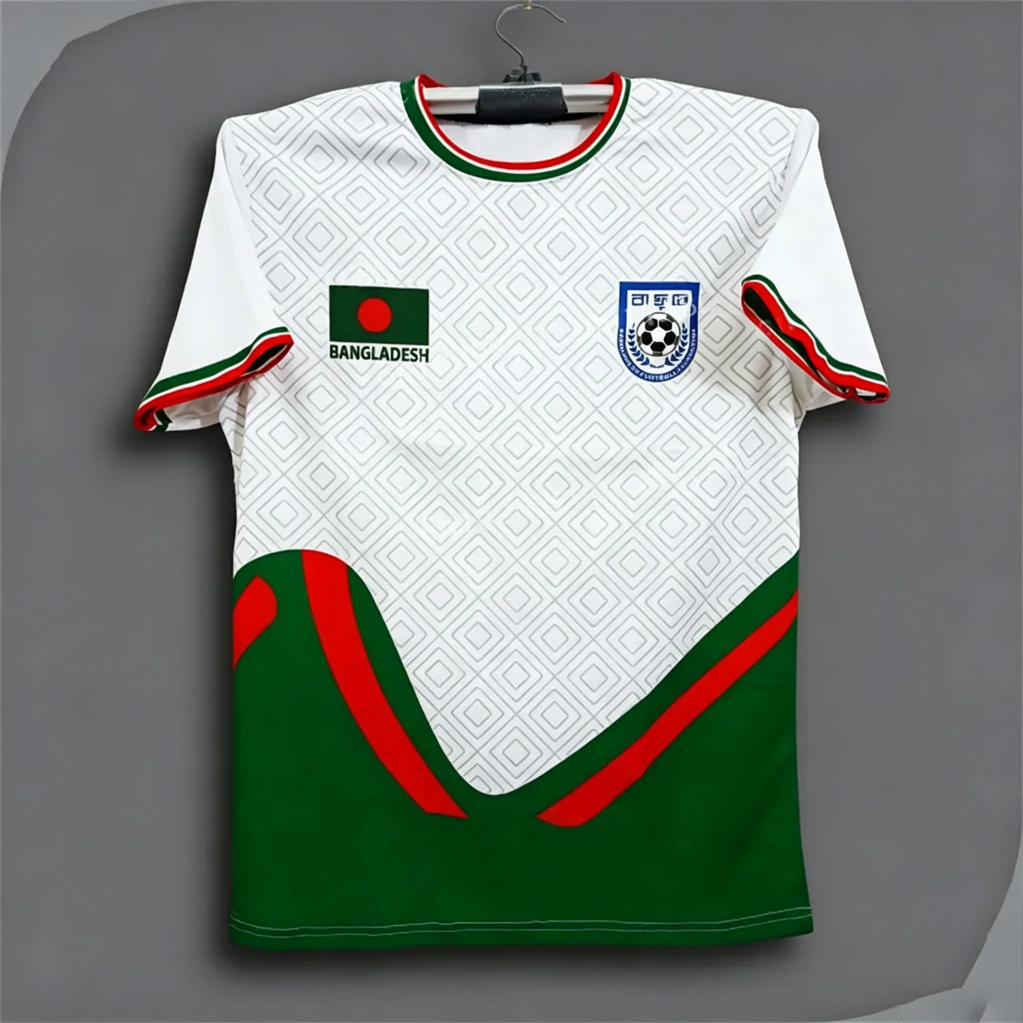 Bangladesch Y2K Fußball Sport Trikot Herren T-Shirt Damen T-Shirt Jungen Top Kinder Eltern-Kind Schnell Trocknend Kurzarm Kinder T-Shirt – Detail 5