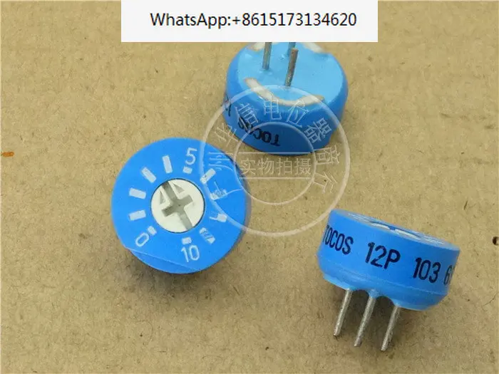 

10 pieces TOCOS G12P 502 ceramic adjustable potentiometer made in Japan 1K 5K 10K 20K 10R-500K 1M