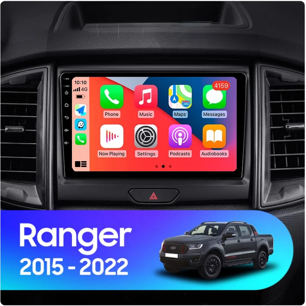 Android 14 Car Radio Stereo QLED Screen For Ford Ranger 2015 2016 2017 2018 2019 2020 GPS Multimedia Carplay Autoradio Head unit