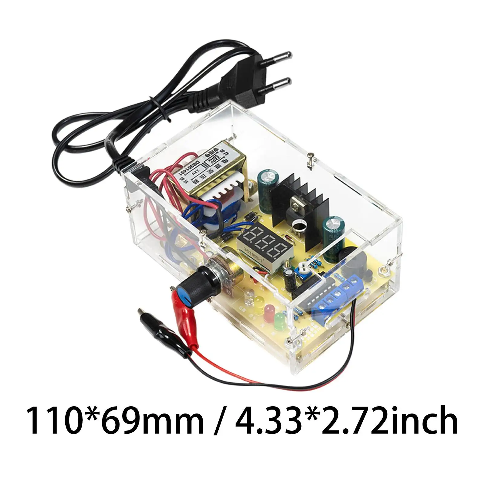 LM317 Adjustable Voltage Regulator Kit Compact Sturdy Lightweight for Adults