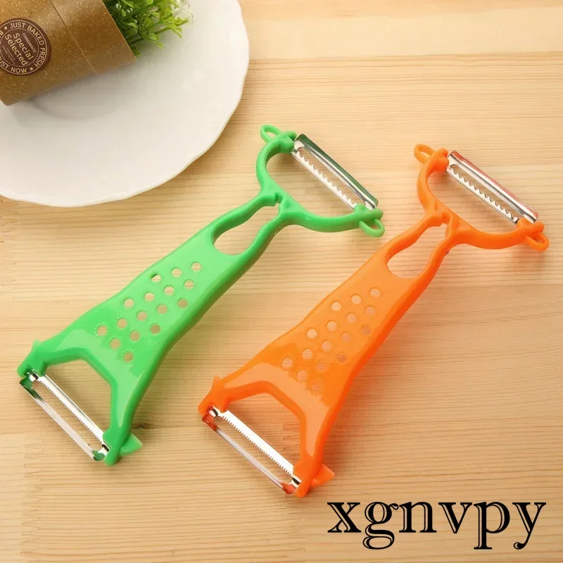 xgnvpy Multifunctional Vegetable Fruit Peeler Cutter Cucumber Carrot Potato Double Head Slicer Knife Kitchen Cooking Gadget