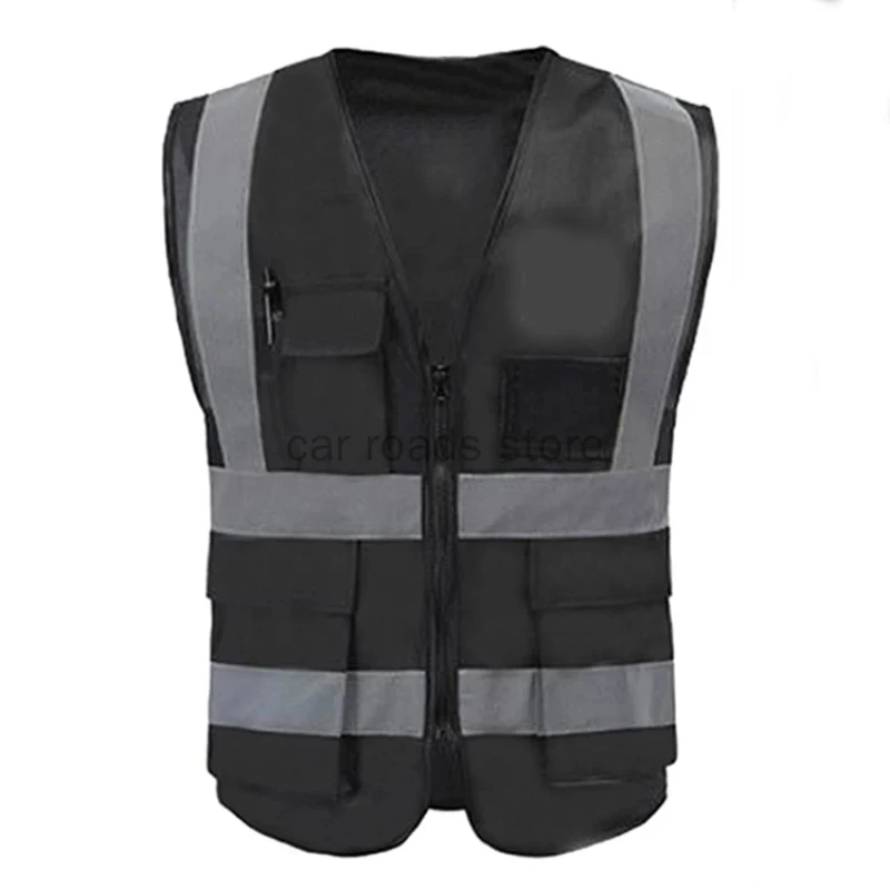 Reflective Safety Vest High Visibility XXXL Motorcycle Jacket Safety Vest Fluorescent Signal Police For Men Woman