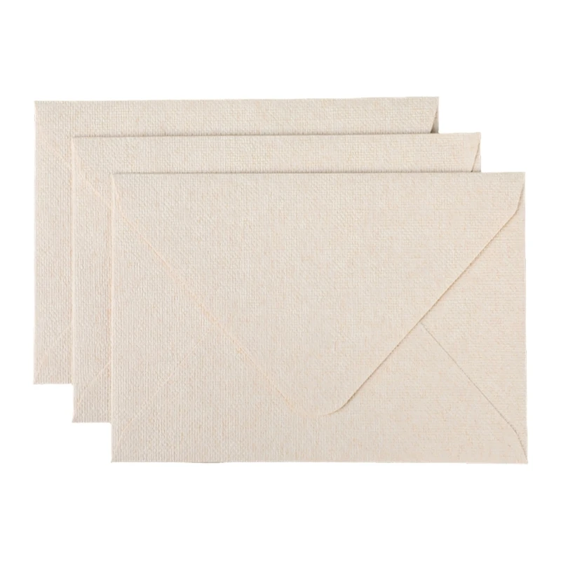 CORA Pack Of 20 A 5 Size Linen Texture Envelopes For Personal Business Mail