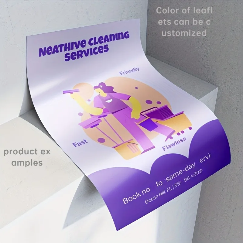 A5 Flyers 500pcs Custom Flyers For Business Event Promotion Leaflets For Advertising Marketing Print Service