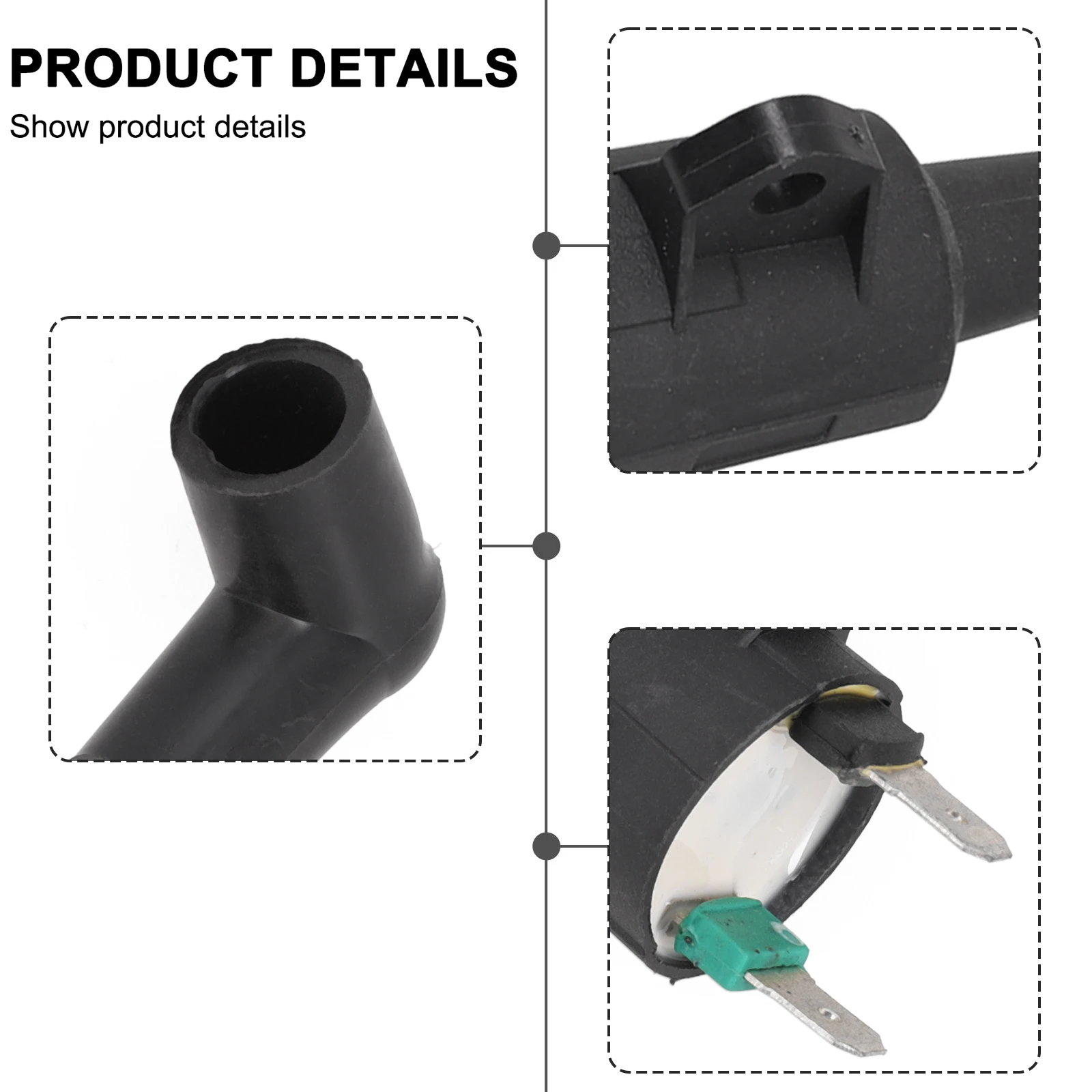 Ignition Coil Enhanced Power Output Gasoline Ignition Coil Rubber 145F 650 ET950 Black Efficient Ignition System