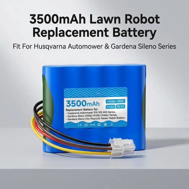 SR23 18.5V 3500mAh Li-ion Battery For Husqvarna Automower 310 315 315X Gardena Sileno R100Li R130Li R160Li Lawn Robot
