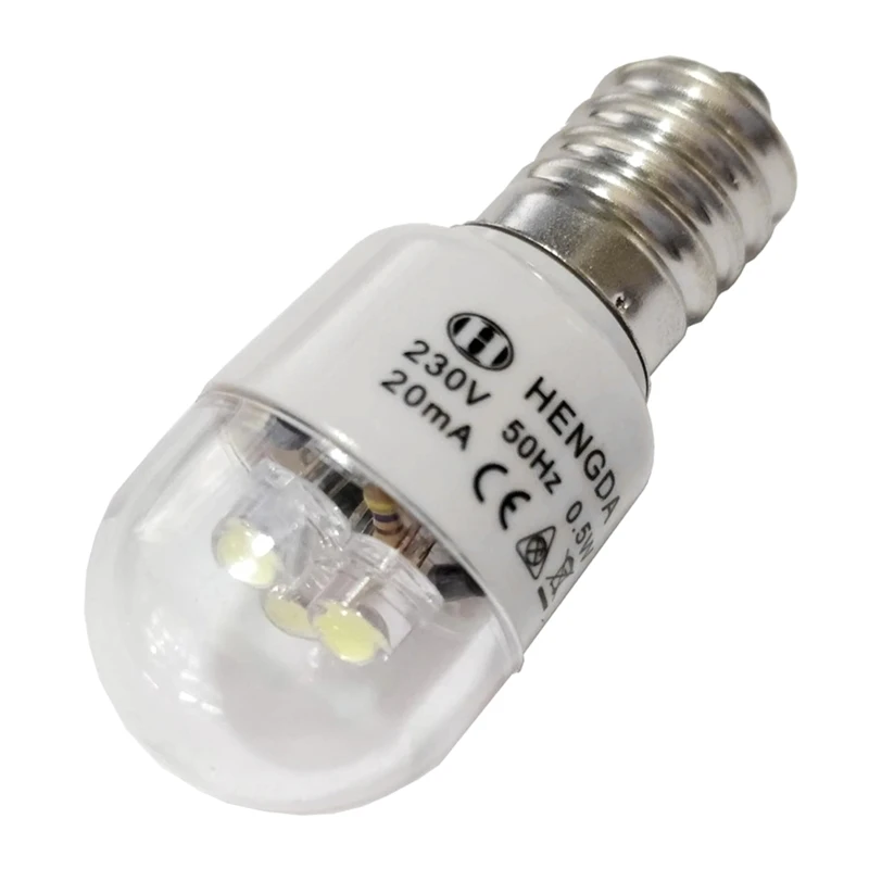 LED Sewing Machine Bulbs 14 mm Threaded Outer Diameter White Light Bulbs Compatiblle with for Brother Heavy Machine DropShipping