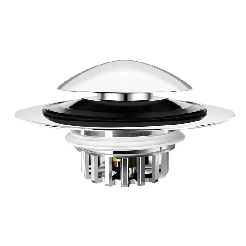 ABSE-バスタブ排水栓、-アップタブ排水ヘアキャッチャー、バスタブ排水プラグと排水穴用カバー、リフトアンドターン用