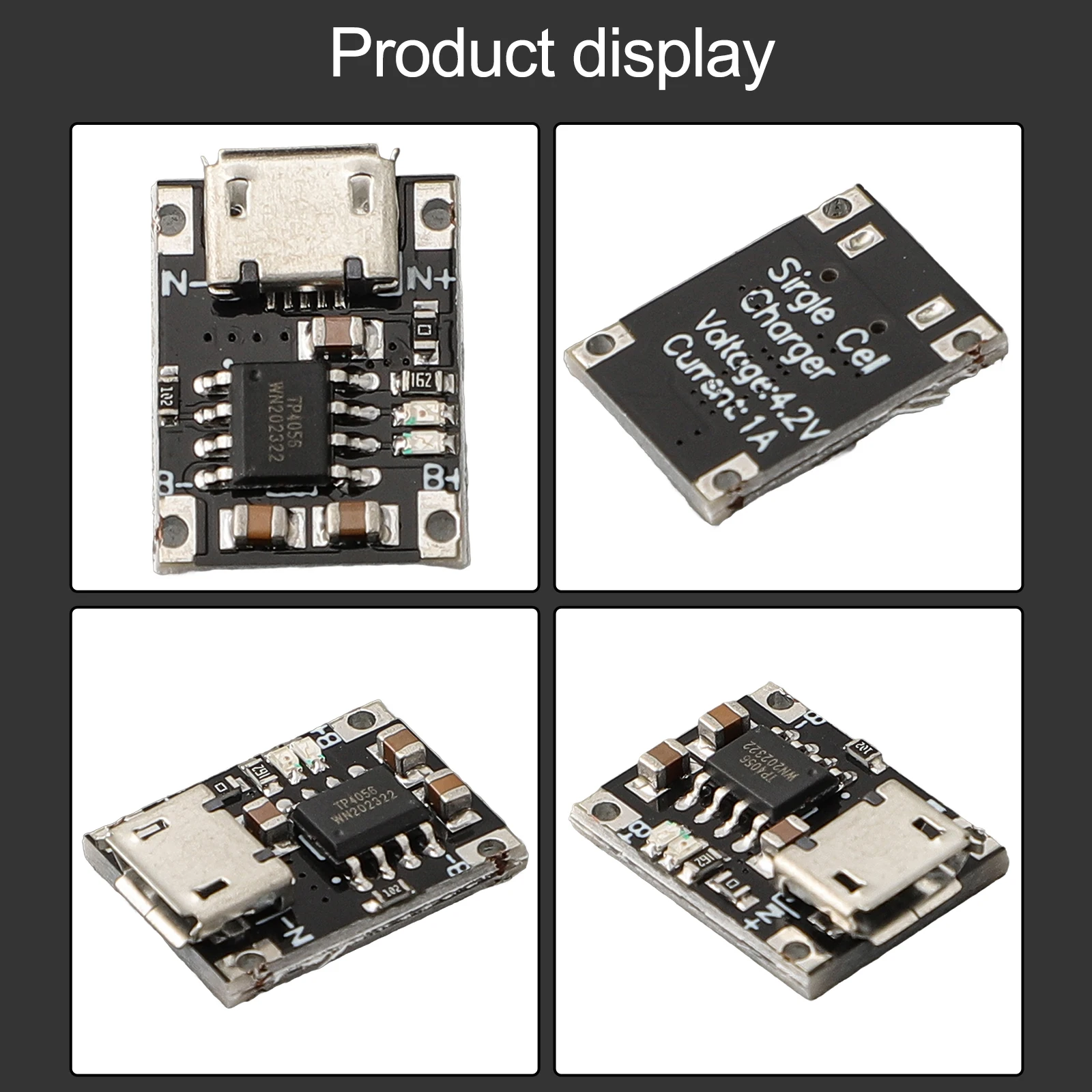 Module USB Charger Module Li-ion Battery 5~6V Input Voltage Range DIY Charger Module Cell Lipo Lithium Li-ion Battery