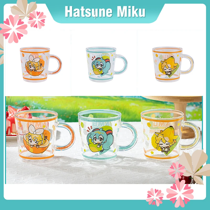 

500 мл Hatsune Miku AMU Series Kawaii чашка для напитков соломенная бутылка для воды аниме подарок подарки для детей