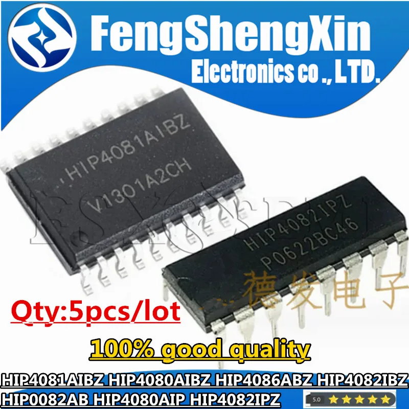 5pcs HIP4081AIBZ HIP4080AIBZ HIP4086ABZ HIP4082IBZ HIP0082AB SOP HIP4080AIP HIP4082IPZ DIP Chips