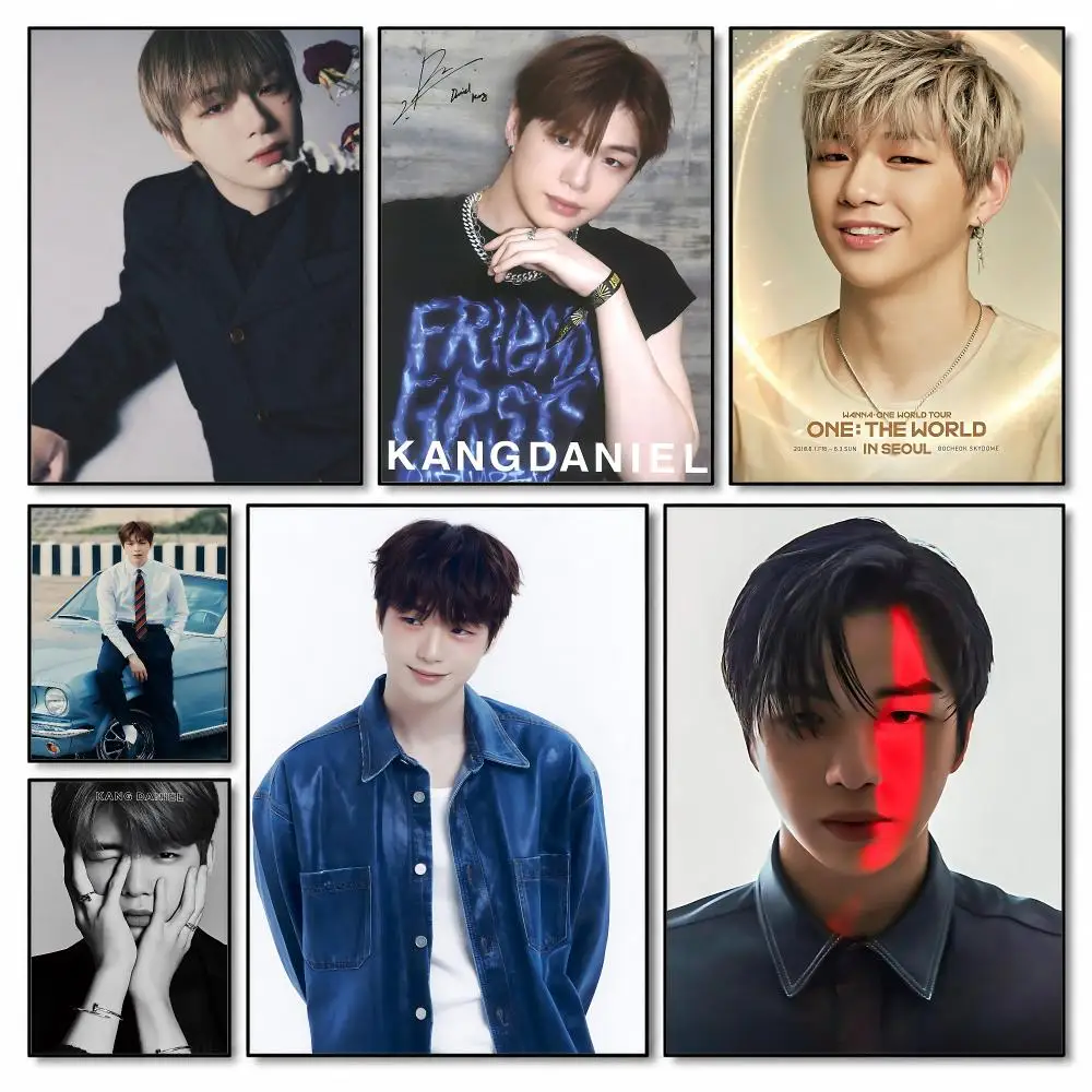 Kang Daniel Poster Self-adhesive Art Waterproof Paper Sticker Coffee House Dorm Room Wall Decor