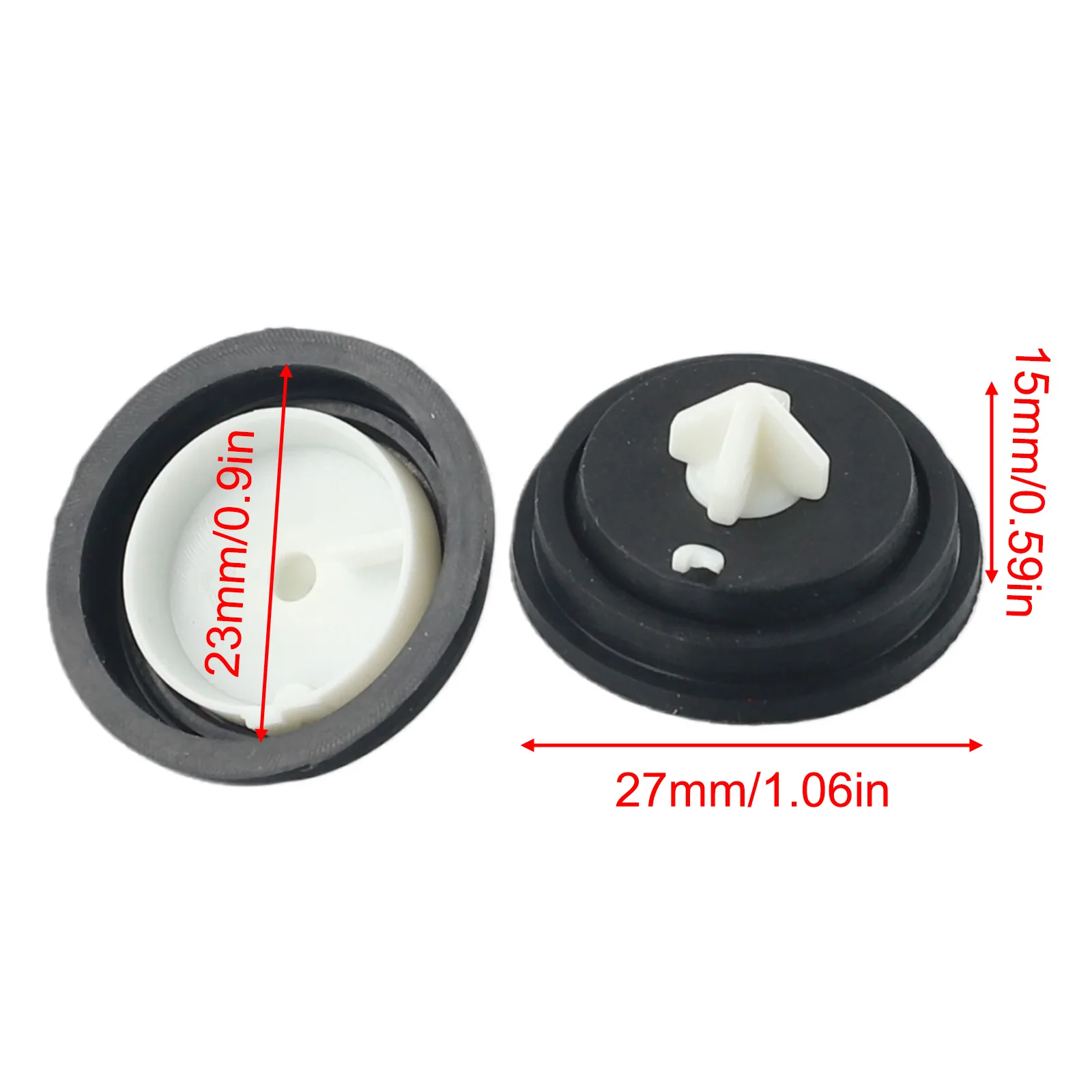 Rubber Diaphragm Washer 2 Pack Replacement For Laufen Fill Valves And Ballvalve Fits Bottom And Side Inlet Filling Valves