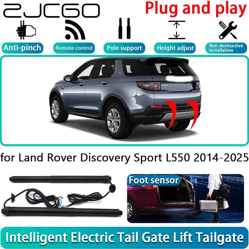 

ZJCGO for Land Rover Discovery Sport L550 2014-2025 Car Electric Powered Tailgate Power Liftgate Automatic Tailgate System