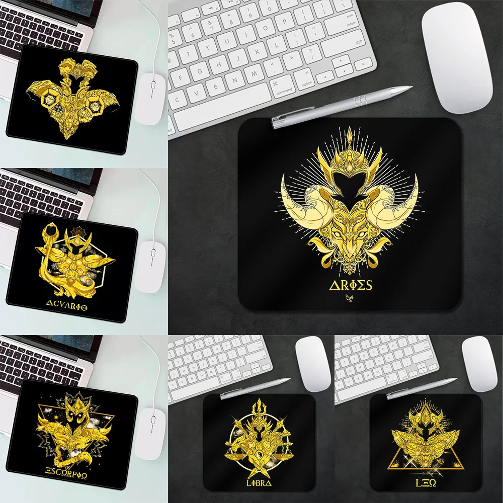 Anime Saint Seiya Gaming Mouse Pad XS Small Mousepad For PC Gamer Desktop Decoration Office Mouse Mat Deskmat Rug