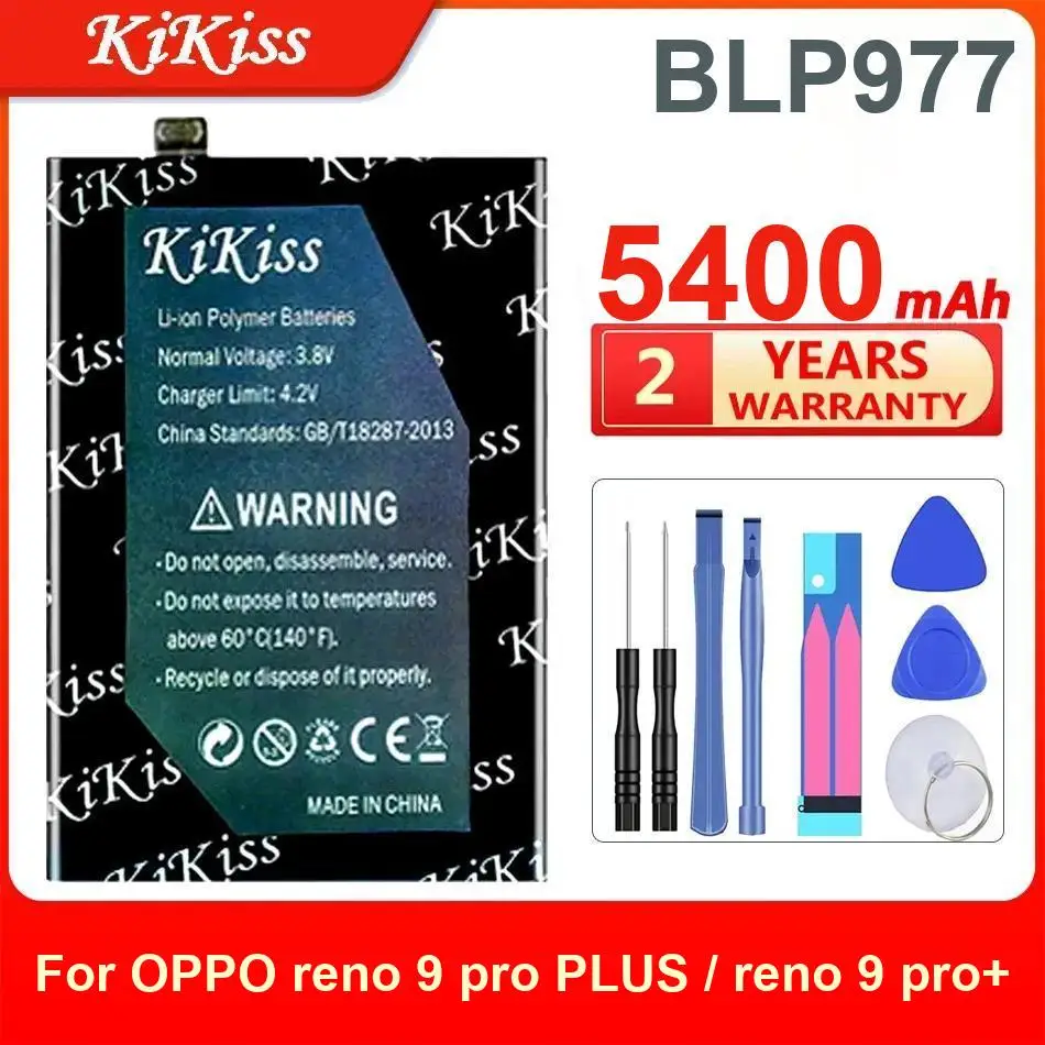 

Аккумулятор Kikiss 5400 мАч BLP977 для OPPO Reno 9 Pro PLUS 9Pro+