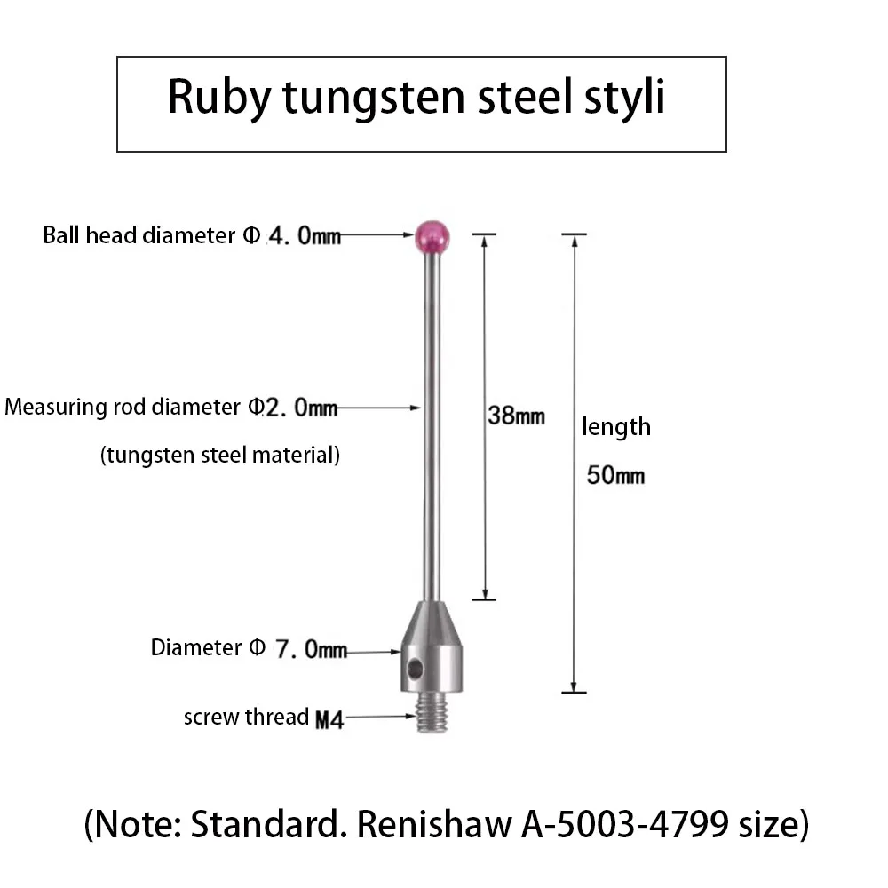 

New Renishaw Needle A-5003-4799 Probe Ruby Probe Cnc Machine Tool Special Needle Thread M4