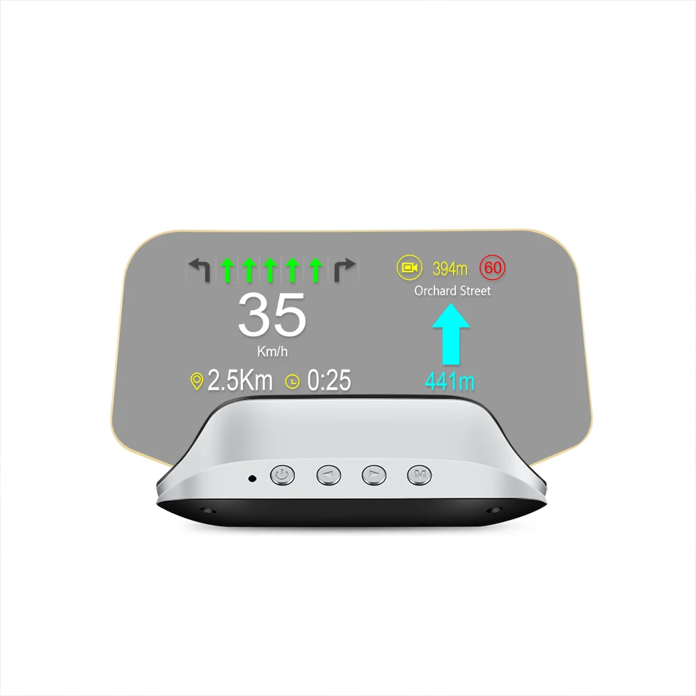 

Топ C3 OBD2 Проекционный дисплей HUD Зеркало Обновленное Дополнительный навигационный спидометр с автомобильной скоростью Потребляемая топлива Проекция часов