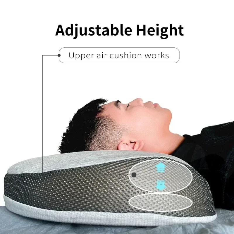 factory direct sales Smart Anti Snore Pillow Ergonomic Neck Pillow Contour Pillow For Back And Side-Sleepers