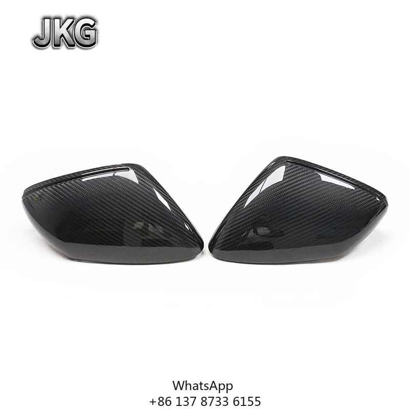 

JKG For Por 911 992 Carbon Fiber Mirror Covers 911 Dry Carbon Side Covers Replacement Rear View Mirrors Cover 992 Mirrors