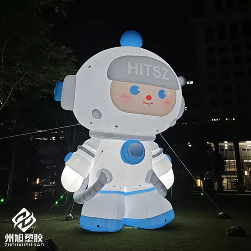 

Надувные куклы-роботы с воздуходувниками, торговый центр на открытом воздухе, украшение для квадратной и живописной местности и рекламный реквизит.