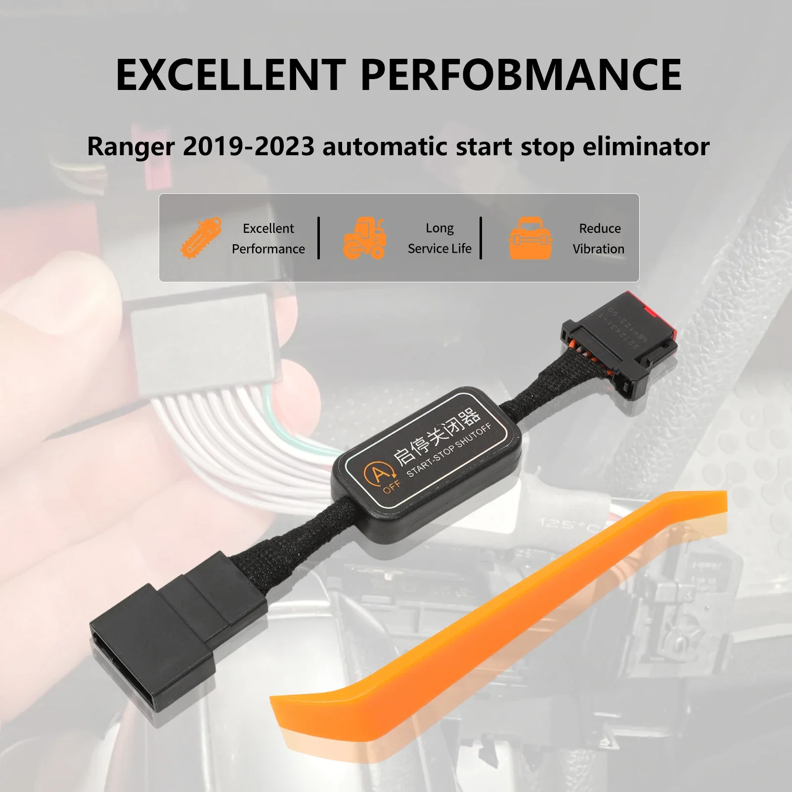 Engine Auto Start‑Stop Eliminator System for 2019 2020 2021 2022 2023 Ford Ranger Stop Start Canceller Eliminator System Module