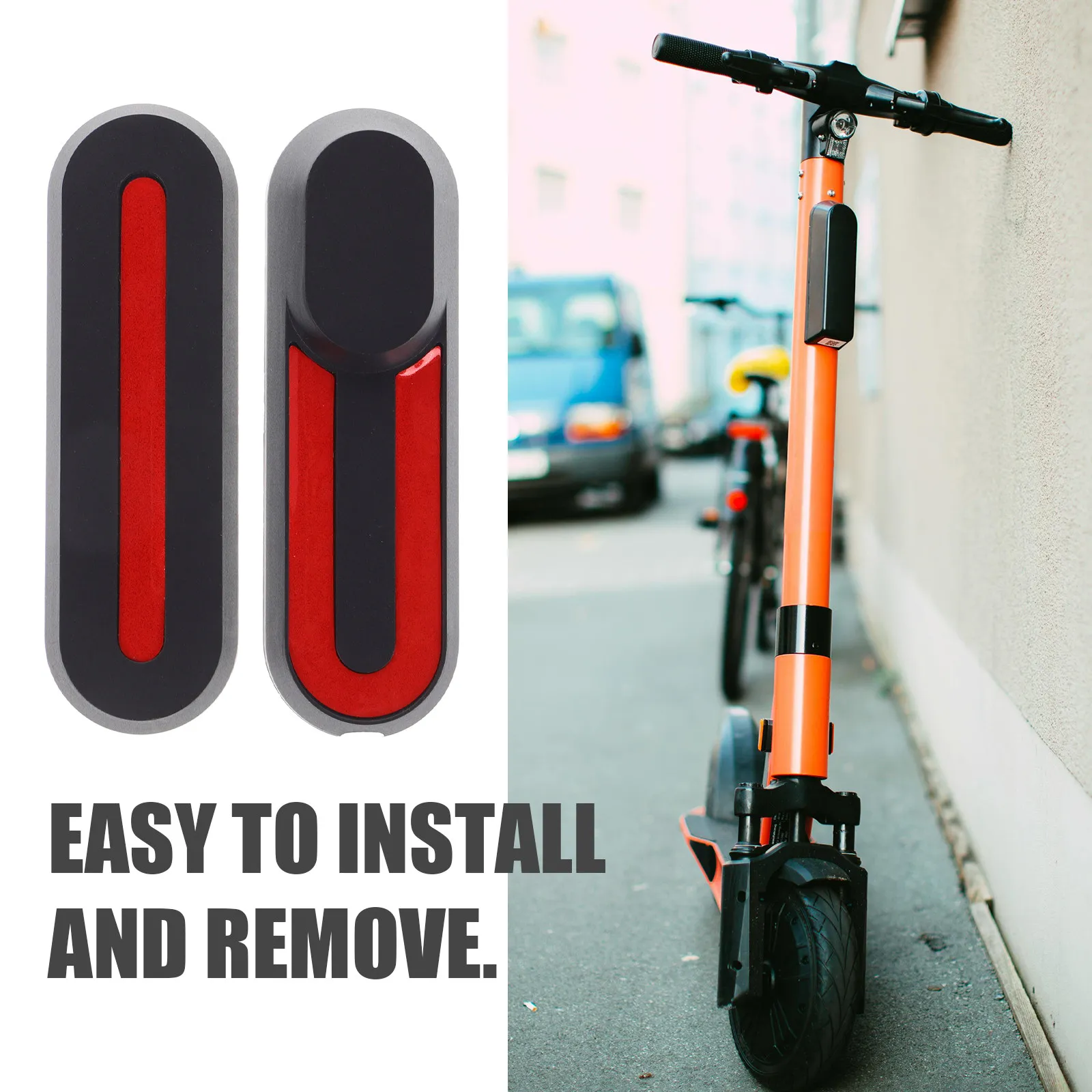 2Pcs Electric Scooter Front Decorative Wheel Cover Sleek Modern Design Easy Install Protection for Scooter Wheel Hubs