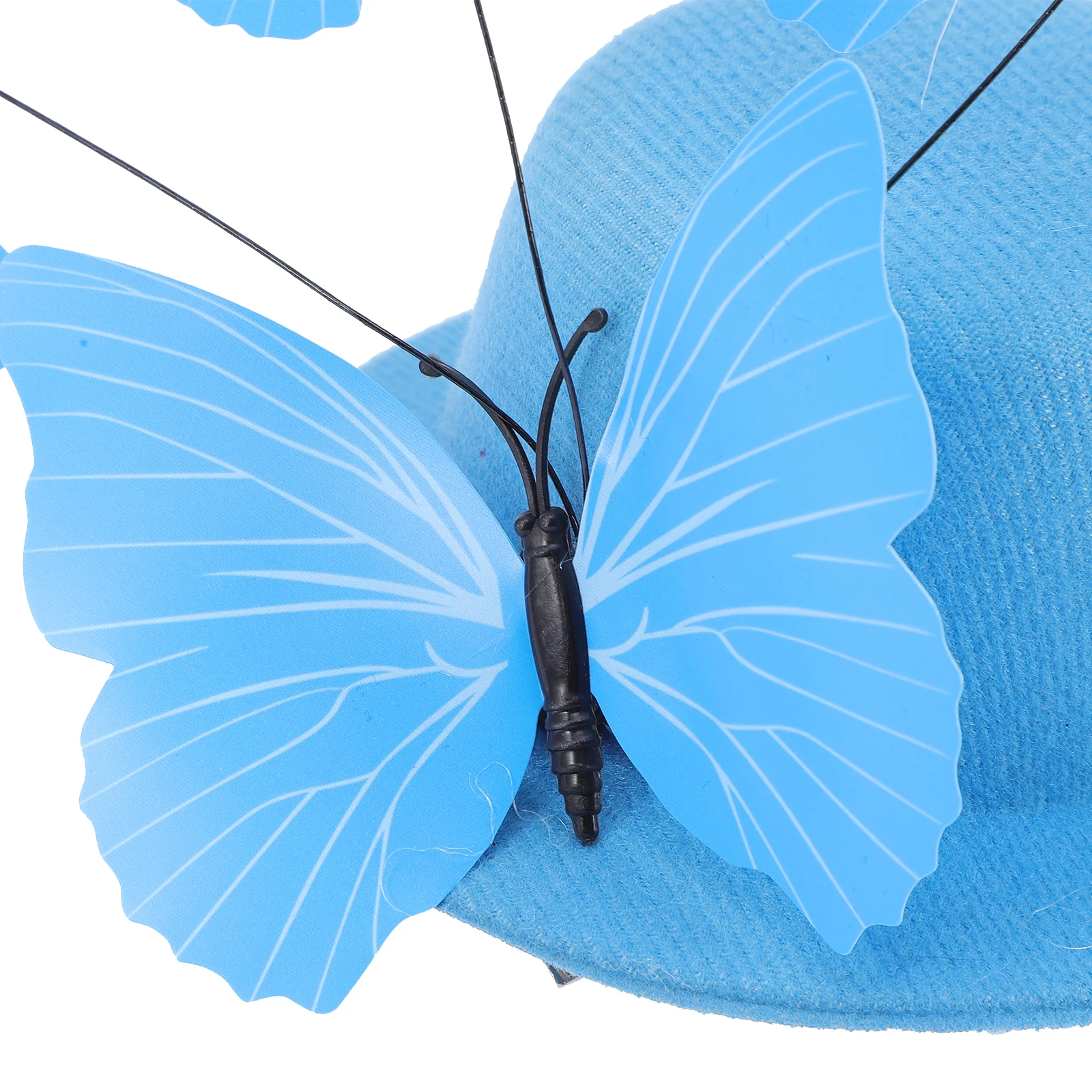 

Butterfly Fascinator Women Vintage Hair Clip Easy Wear Fascinators For Women Tea Size Fits Tea Party Elegant Headpiece
