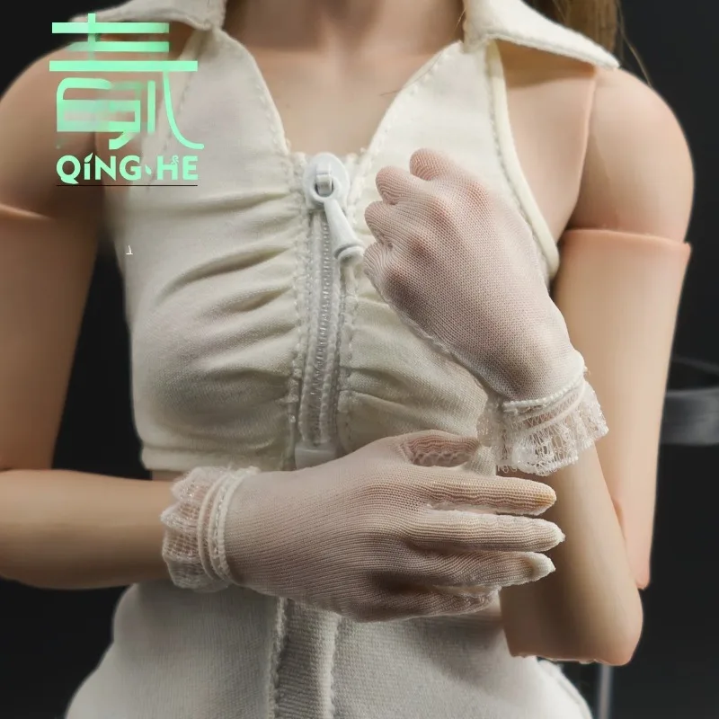 1/6 Scale Action Figures Decor Short/ Mid-length Lace Gloves Model Accessories for 12'' Body Wedding Scenario DIY