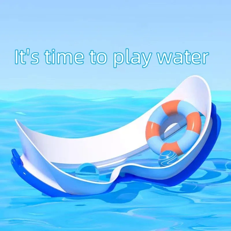 Kinder-Schwimmbrille mit großem Rahmen, HD-Sicht, beschlagfrei, wasserdicht, für Jungen und Mädchen, mehrfarbig zur Auswahl – Detail 6