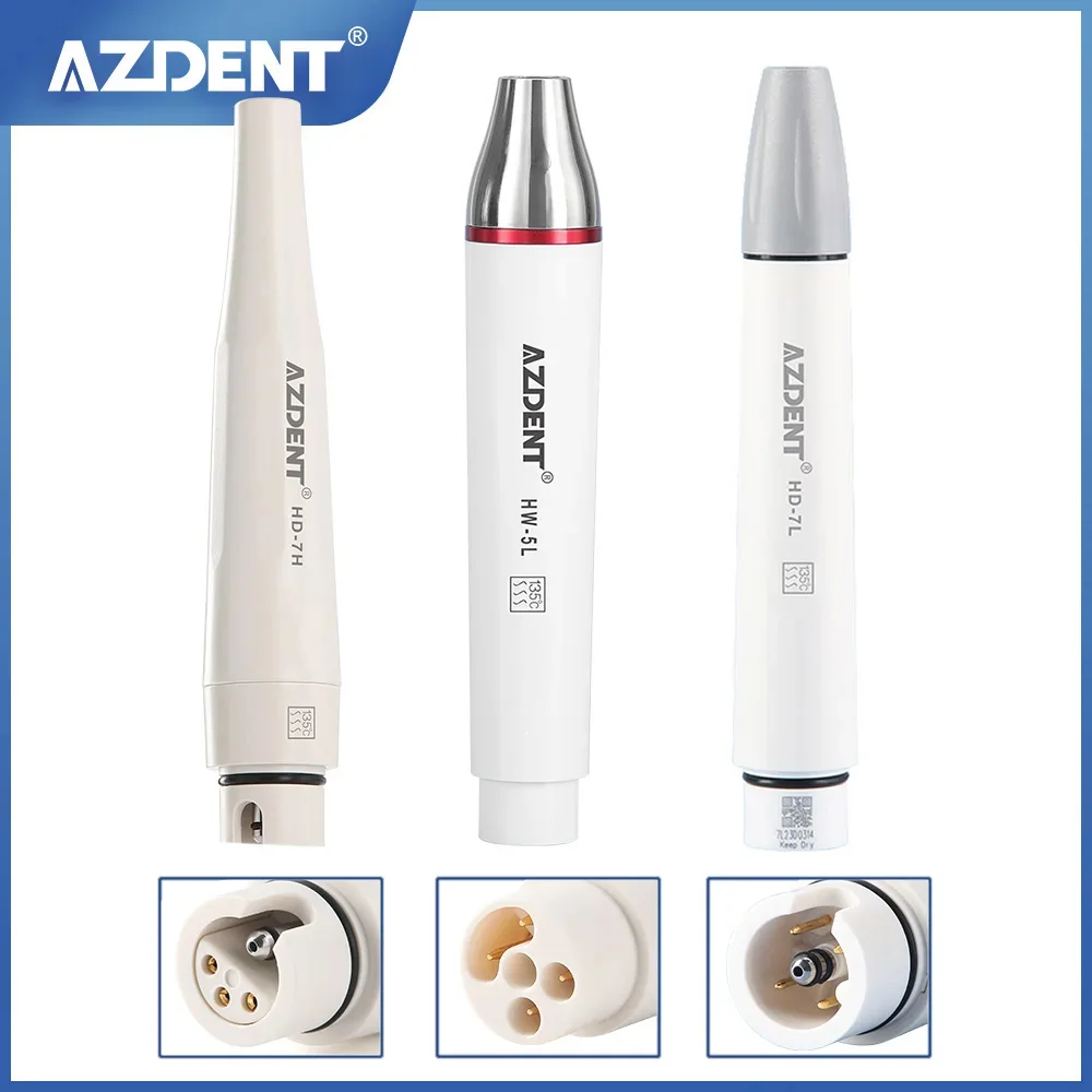 AZDENT New Dental LED Light Ultrasonic Piezo Scaler Handpiece Fit for Woodpecker EMS SATELEC DTE Dental Ultrasonic Scaler