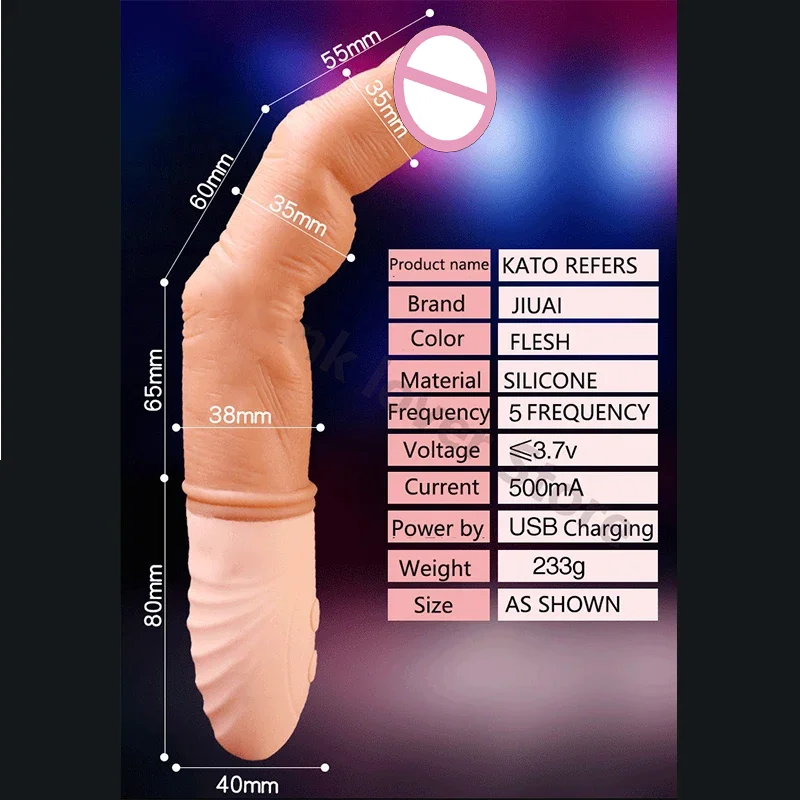Realistic Finger Vibrator for Women G Spot Stimulate Clitoral Vagina Massager Heating hand Dildo Masturbator Anal Adult Sex Toys 5