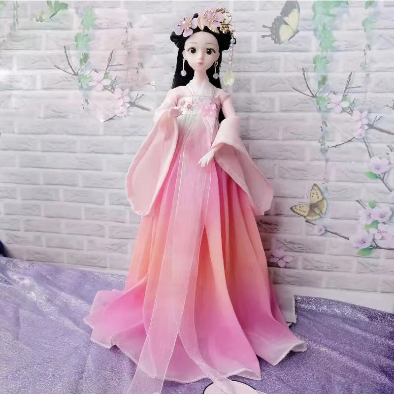 中国の漢服人形,伝統的な服の頭飾り,王女の人形,中国のドラマ人形