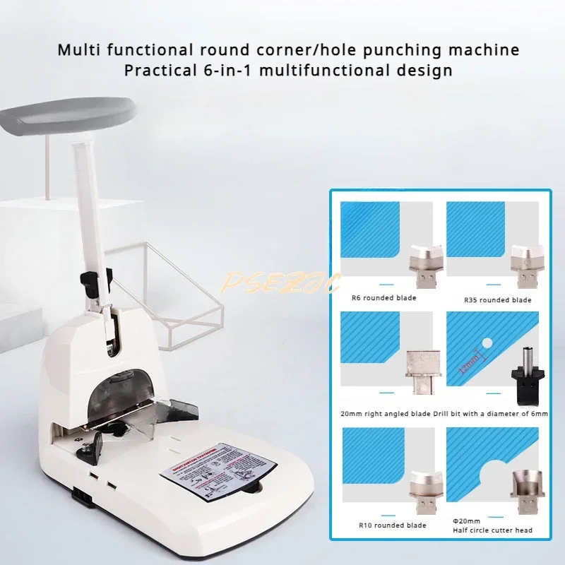 6-in-1 Heavy-duty Multi Angle Manual Round Machine R3.5 Original Angle R10 Single Hole R6 Heavy-duty Punch Press