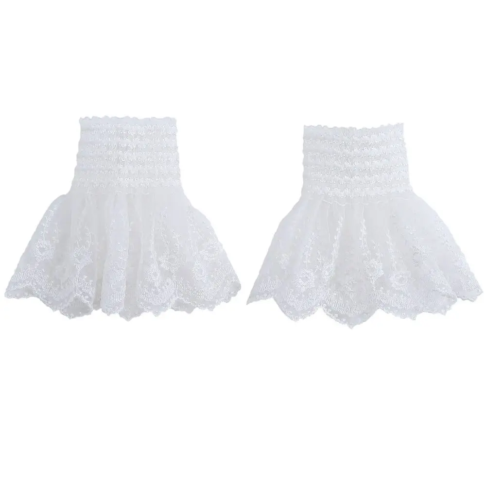 Versatile Victorian Detachable Sleeves Cuffs Solid Color Costume Accessory Fake Sleeves Cuffs Lolita Style Cuffs Wedding