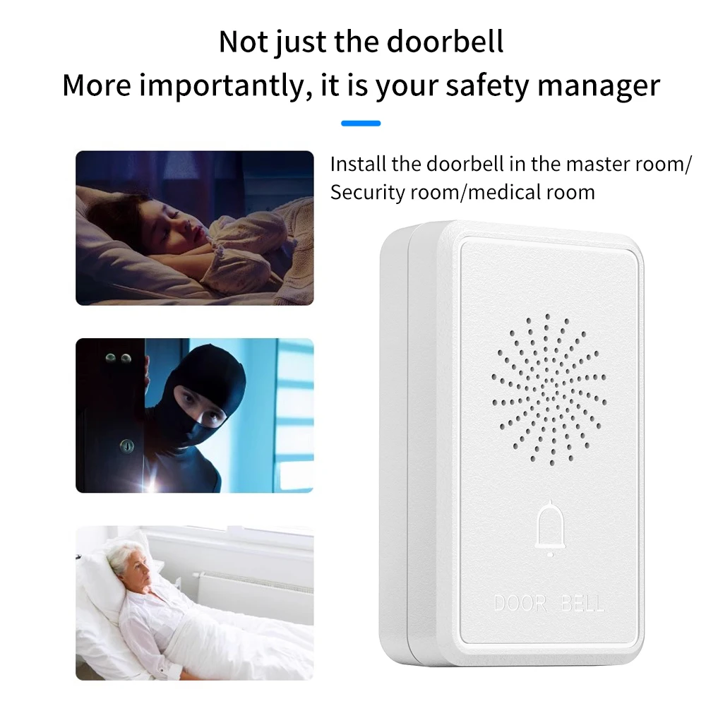4Wire Wired Doorbell DC12V Access Control Door Bell Electronic Dingdong Ringtone Ring Buzzer Home Security Access Control System